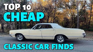 MustSee DEALS  Exploring Affordable 10 Classic Cars on Craigslist  For Sale by Owners [upl. by Adnilahs]