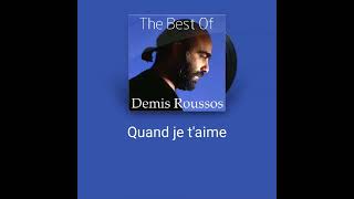 Demis Roussos Quand je taime 1992 [upl. by Judith]