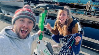 PioneerPauly and Emily Riedel Go Magnet Fishing on Seattle Docks Find Scene of Petty Crime [upl. by Asillem]