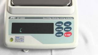 Lab balance  AND Weighing GF3000  setup lab scale [upl. by Olshausen923]