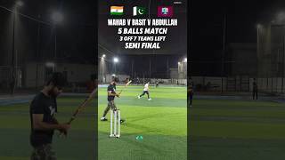 SEMI FINAL 🔥 PAK VS IND VS WI  5 Balls Match  World Cup Battle Royale  Off Yorker youtubeshorts [upl. by Gnas119]