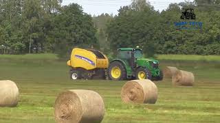 New Holland Hay Baling  2 x NH RollBelt amp 2 x NH BR [upl. by Haleeuqa]