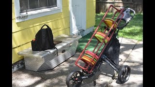 DIY 25 Disc golf cart rack [upl. by Berk]