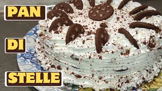 Torta Veloce con Biscotti Pan di Stelle Panna e Cioccolato Solo 3 Ingredienti [upl. by Hadihahs645]