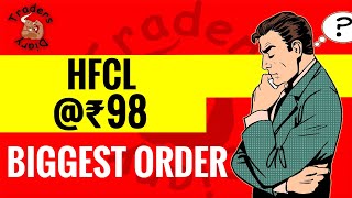 hfcl share latest news  biggest order ever  दो साल बाद  क्या बड़ी तेज़ी होगी   hfcl share news [upl. by Spanos]