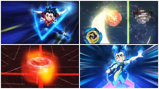 All Special Moves in Beyblade Burst QuadStrike [upl. by Dorrie787]