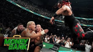 Cody Rhodes Kevin Owens amp Randy Orton vs The Bloodline Money in the Bank 2024 highlights [upl. by Vyky922]