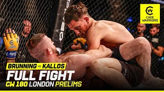 CRAZY ARM BAR UPSET 🤯  Tommy Brunning VS Richard Kallos  FULL FIGHT  CW 180 London [upl. by Alleram954]