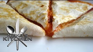 PIZZA QUESADILLA  VIDEO RECIPE [upl. by Narda884]