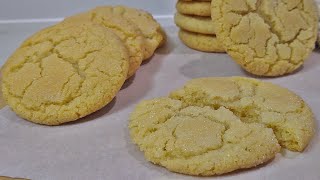 Easy Classic Sugar Cookies  No Mixer Needed [upl. by Anrak125]