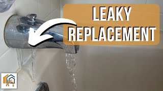 Complete Steps to Replace an Old Leaky Tub Spout [upl. by Eelannej]