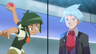 Pokemon Characters Battle Sawyer Vs Steven Kalos Vs Hoenn [upl. by Elman]