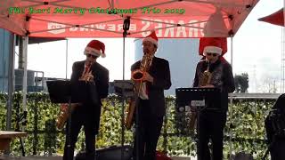 Rudolph the RedNosed Reindeer for 3 bari saxes [upl. by Landry]