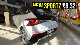 Hyundai i20 Sportz 2023 On Road Price Features Interior and Exterior Review [upl. by Philcox]