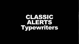 SOUND EFFECT  APPLE iPhone X ALERTS  TYPEWRITERS [upl. by Ettore]