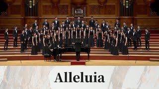 Alleluia Jake Runestad  National Taiwan University Chorus [upl. by Sheeran162]