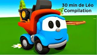 Compilation 30 min de Léo le camion Dessins animés éducatifs [upl. by Jorie411]