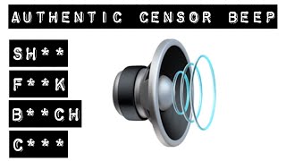 Censor Beep Sound Effect Free Download Link in Description [upl. by Tihor]