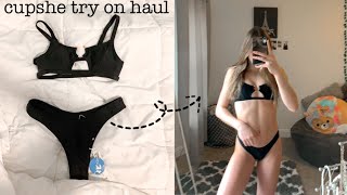 cupshe try on haul  bikinis amp their new line [upl. by Barfuss]