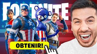 FORTNITE Sort des SKINS Spéciaux ELECTIONS PRESIDENTIEL [upl. by Idnahr]