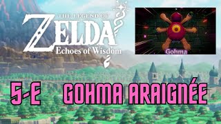 SOLUCE 5E Boss GOHMA lAraignée de la TOURBIERE DE FIRONE pour Zelda ECHOES OF WISDOM [upl. by Combes80]