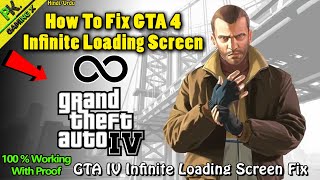 How to fix GTA 4 Infinite Loading Screen  FIX GTA IV StuckCrash on Loading Screen  100 Working [upl. by Adlesirc]