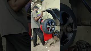 Alloy Rim  185 65 R 15 😎💯tyre fittingtyre worknew tyreCar tyreservicenewYouTube [upl. by Zelikow]