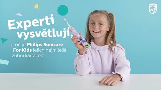 Sonický elektrický zubní kartáček pro děti  Philips Sonicare for Kids [upl. by Delanie]