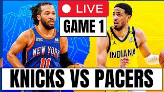 KNICKS VS PACERS LIVE STREAM NBA Playoffs Game 1 Scoreboard with Audio Play by Play Highlights [upl. by Irol]