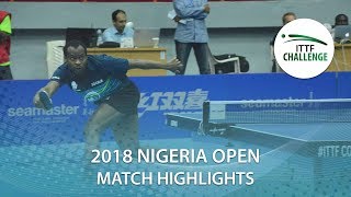 Aruna Quadri vs Antoine Hachard  2018 Nigeria Open Highlights Final [upl. by Sirak791]