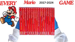 UNBOXING EVERY MARIO GAME ON NINTENDO SWITCH 20172024 ASMR [upl. by Rhiamon]