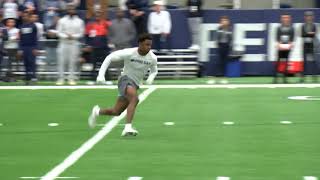 Scenes from Jahan Dotson Pro Day former Penn State football receiver [upl. by Oisorbma]