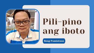 PILIPINO ANG IBOTO  Kape Tayo  Bong Pamintuan [upl. by Erdne]