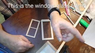 DIY Miniature Dollhouse Window Build [upl. by Nerraf]