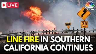 LIVE Line Fire in Southern California Continues To Burn Forcing Thousands To Evacuate  USA  N18G [upl. by Lema614]