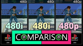 Interlaced vs Progressive Tekken 5 PlayStation 2 vs PlayStation 2 Graphics comparison [upl. by Birkett75]