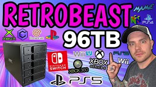 RetroBeast 96TB Emulation Gaming Build By KrisCoolmod Is MASSIVE THIS IS CRAZY [upl. by Aerona565]