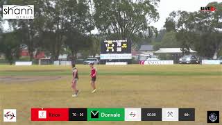 2024 Knox v Donvale U19s [upl. by Flannery]