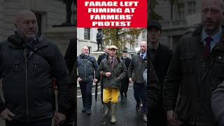 Farage Unhappy At Farmer Protest Snub shorts [upl. by Schell843]