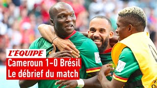 Cameroun 10 Brésil  Le débrief du match Coupe du monde 2022 [upl. by Lednam]