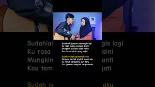 LIRIK LAGU CAMELIA  IRWANSYAH Sudahlah jangan menangis lagi kurasa cukup sampai disini Cover [upl. by Yrrot]