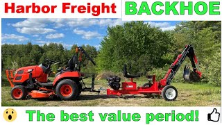 Harbor Freight Backhoe AMAZING VALUE [upl. by Iramo]