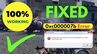 0xc00007b Error Fix The application was unable to start correctly SOLVED [upl. by Danita]