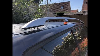 Volvo V70 III Fitting Roof Rails [upl. by Nahallac51]