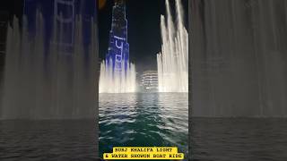 Dubai ka Burj Khalifa Light Show amp Water Show On A Boat Ride  This Is Amazing Thing To Do In Dubai [upl. by Ringo]