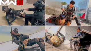 Shadow Company Operators Skins With Finishing Moves Compilation MW3 amp Warzone Epic Gameplay [upl. by Bozovich]