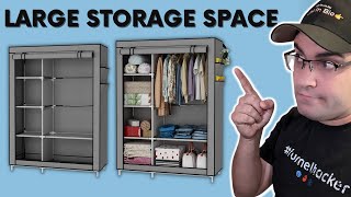 UDEAR Closet Organizer Wardrobe Review  Best Portable Clothes Closet [upl. by Halsy590]