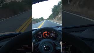 2021 McLaren 765LT POV Canyon Drive shorts [upl. by Aceissej]