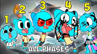 Gumball ALL PHASES  Friday Night Funkin [upl. by Utir]