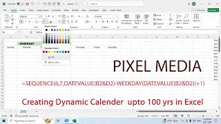 Dynamic Calender [upl. by Ddal]